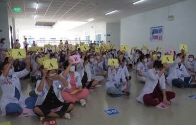 CUỘC THI “RUNG CHUÔNG VÀNG” CHỦ ĐỀ VỆ SINH TAY TRONG CHĂM SÓC Y TẾ